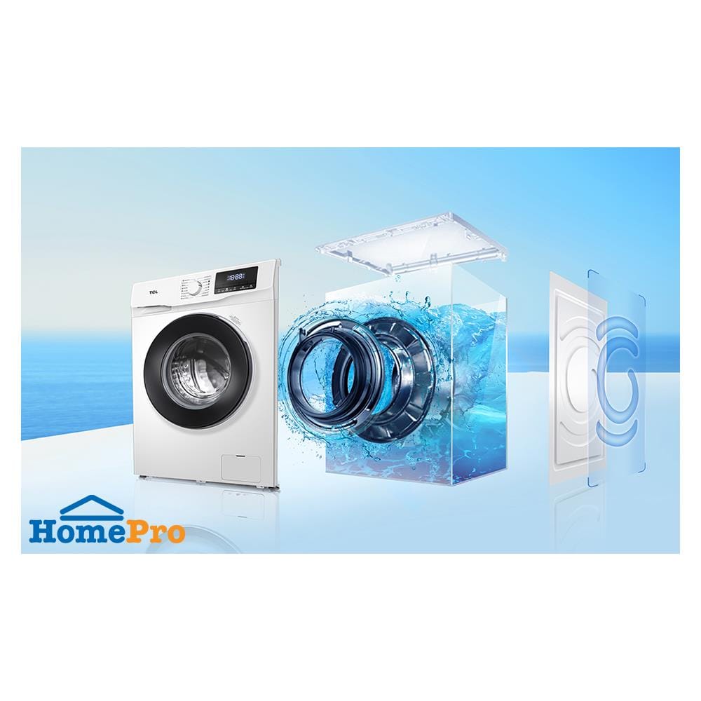 เครื่องซักผ้าฝาหน้า TCL P611FLW 11 กก. 1400 RPM อินเวอร์เตอร์