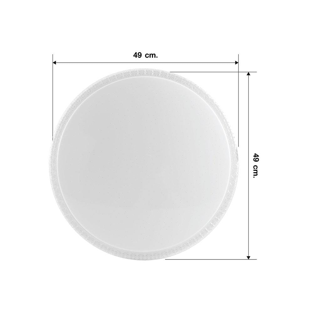 ไฟเพดาน LED EVE 570962 20 นิ้ว 42 วัตต์ DAYLIGHT/COOL WHITE/WARM WHITE สีขาว