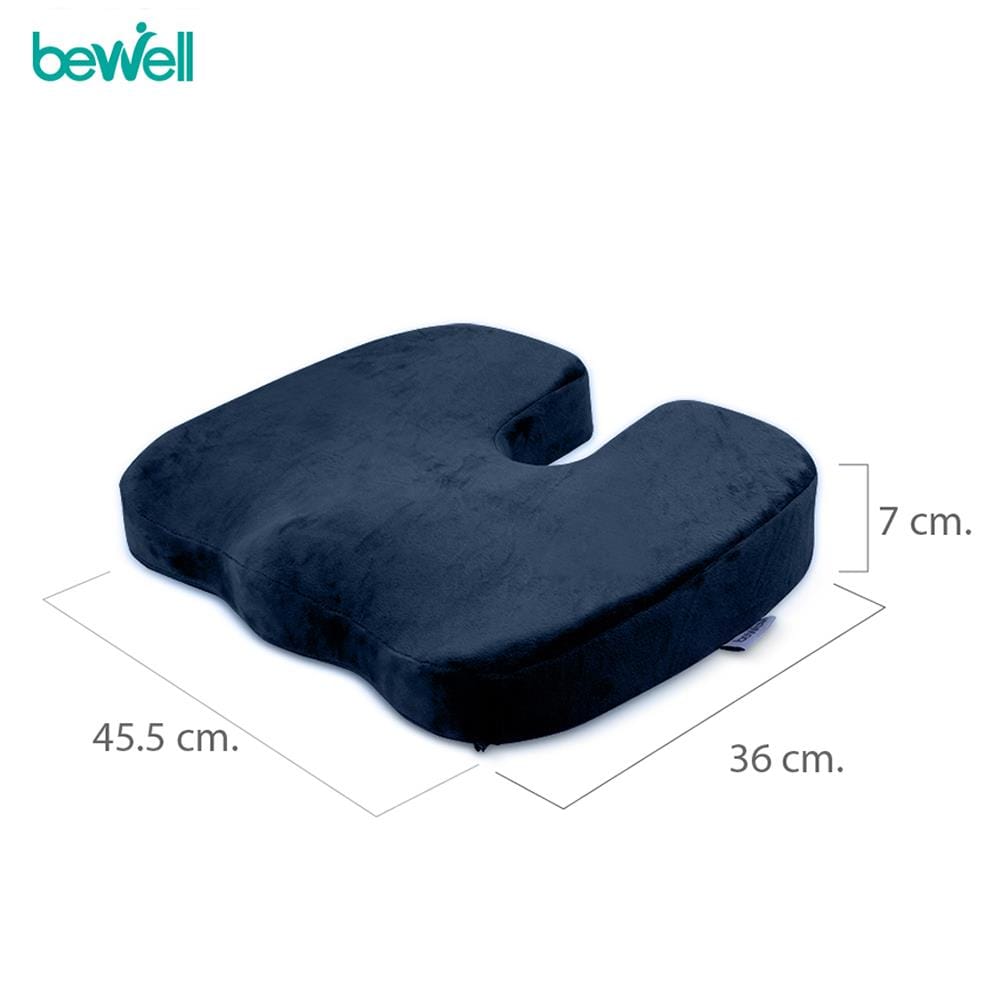 เบาะรองนั่งเพื่อสุขภาพ BEWELL HT-1 สีน้ำเงิน