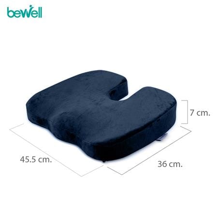 เบาะรองนั่งเพื่อสุขภาพ BEWELL HT-1 สีน้ำเงิน_1