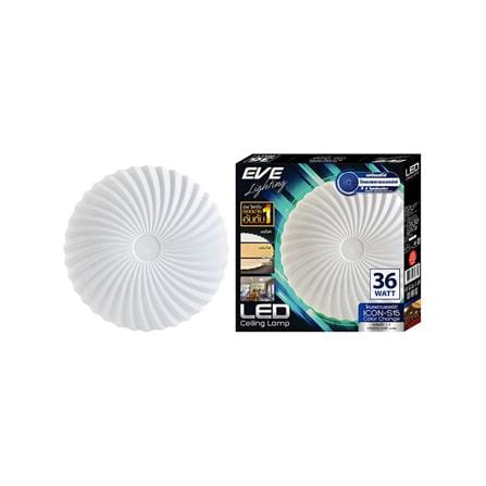 ไฟเพดาน LED EVE 570870 15 นิ้ว 36 วัตต์ DAYLIGHT/COOL WHITE/WARM WHITE สีขาว_4