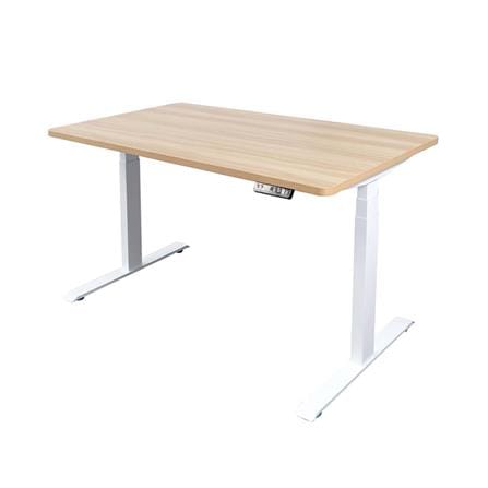 D.I.Y. โต๊ะทำงานปรับระดับ BEWELL ERGO 120X60 ซม. สีโอ๊ค/ขาว_0
