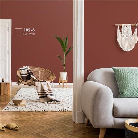 สีน้ำทาภายใน ชนิดกึ่งเงา BEGER AIRFRESH GOLD BASE D 182-6 สี RED WALL 9 ลิตร_1
