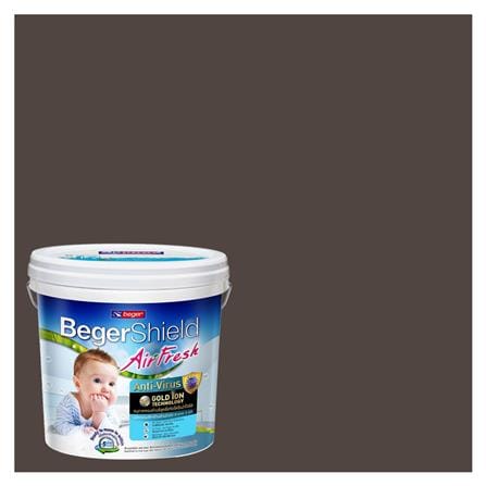 สีน้ำทาภายใน ชนิดกึ่งเงา BEGER AIRFRESH GOLD BASE D 197-6 สี BURNT CHILLI 9 ลิตร