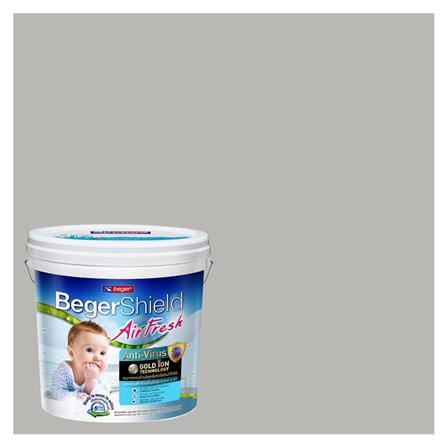 สีน้ำทาภายใน ชนิดกึ่งเงา BEGER AIRFRESH GOLD BASE B 141-3 สี SPLINTER OF SILVER  9 ลิตร
