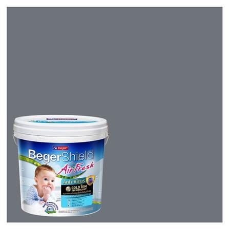 สีน้ำทาภายใน ชนิดกึ่งเงา BEGER AIRFRESH GOLD BASE D 135-5 สี MONARCH PASS 9 ลิตร