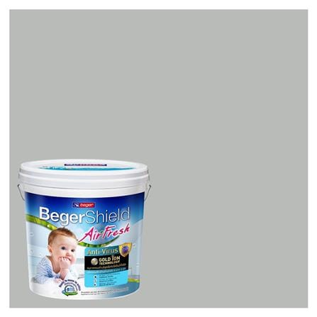 สีน้ำทาภายใน ชนิดกึ่งเงา BEGER AIRFRESH GOLD BASE B 139-3 สี SLIP OF SILVER 9 ลิตร