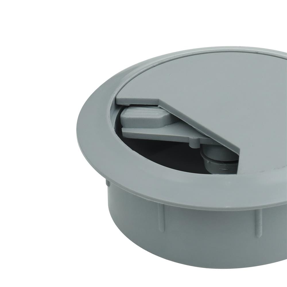 ช่องร้อยสายไฟกลม DEXZON CC-1O สีเทา
