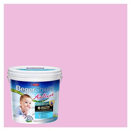สีน้ำทาภายใน ชนิดกึ่งเงา BEGER AIRFRESH GOLD BASE B 122-4 สี DREAM OF MAUREEN  9 ลิตร_0