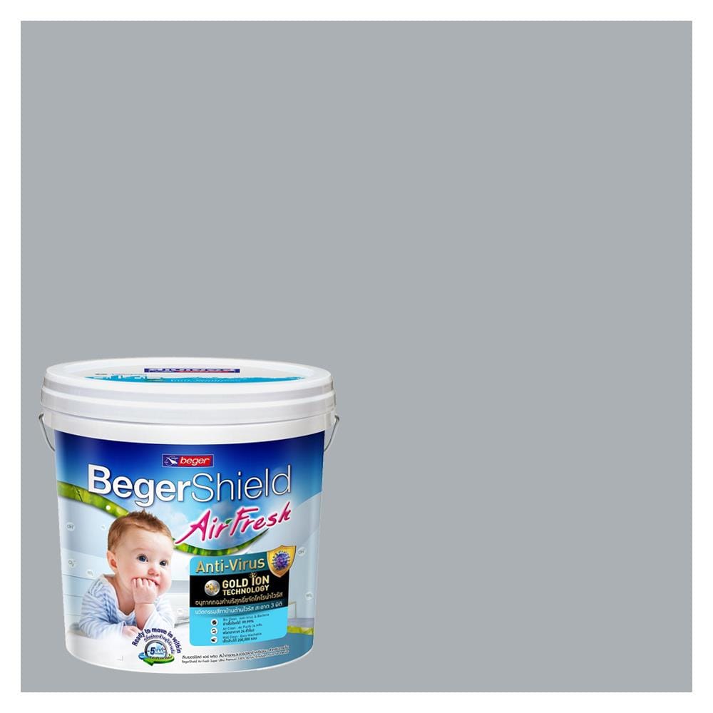 สีน้ำทาภายใน ชนิดกึ่งเงา BEGER AIRFRESH GOLD BASE C 135-3 สี MINERAL MINE 9 ลิตร