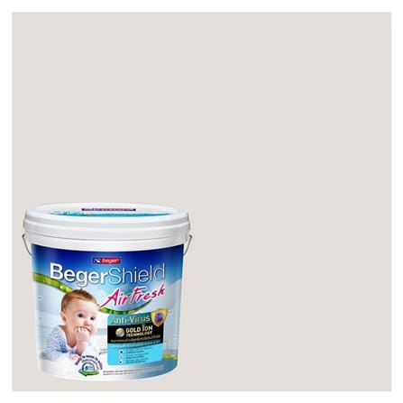 สีน้ำทาภายใน ชนิดกึ่งเงา BEGER AIRFRESH GOLD BASE A 131-1 สี EBONY COAST 9 ลิตร_0