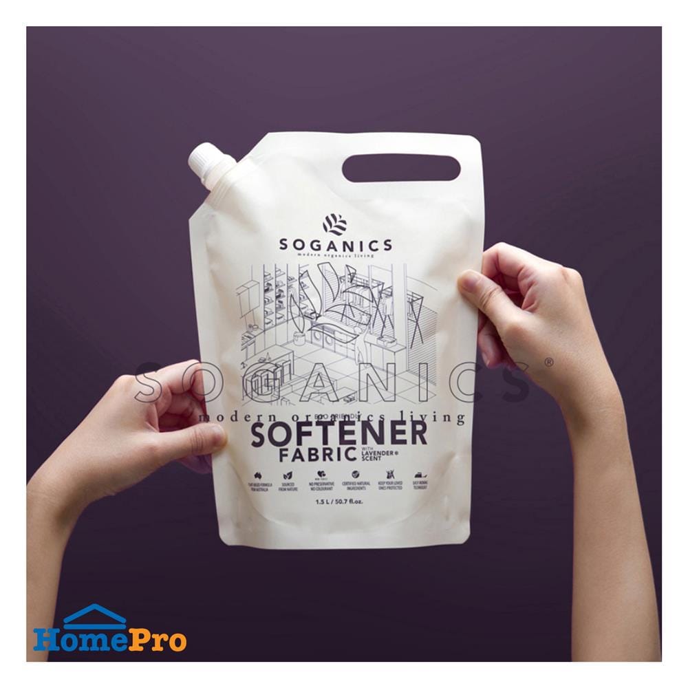 รีฟิลปรับผ้านุ่มลาเวนเดอร์ SOGANICS 1.5 ลิตร