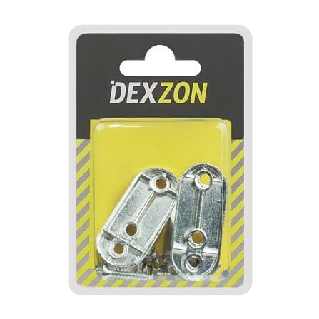 ตัวรับท่อรี DEXZON FIXED PHP-15 สีนิกเกิล แพ็ก 2 ชิ้น_2