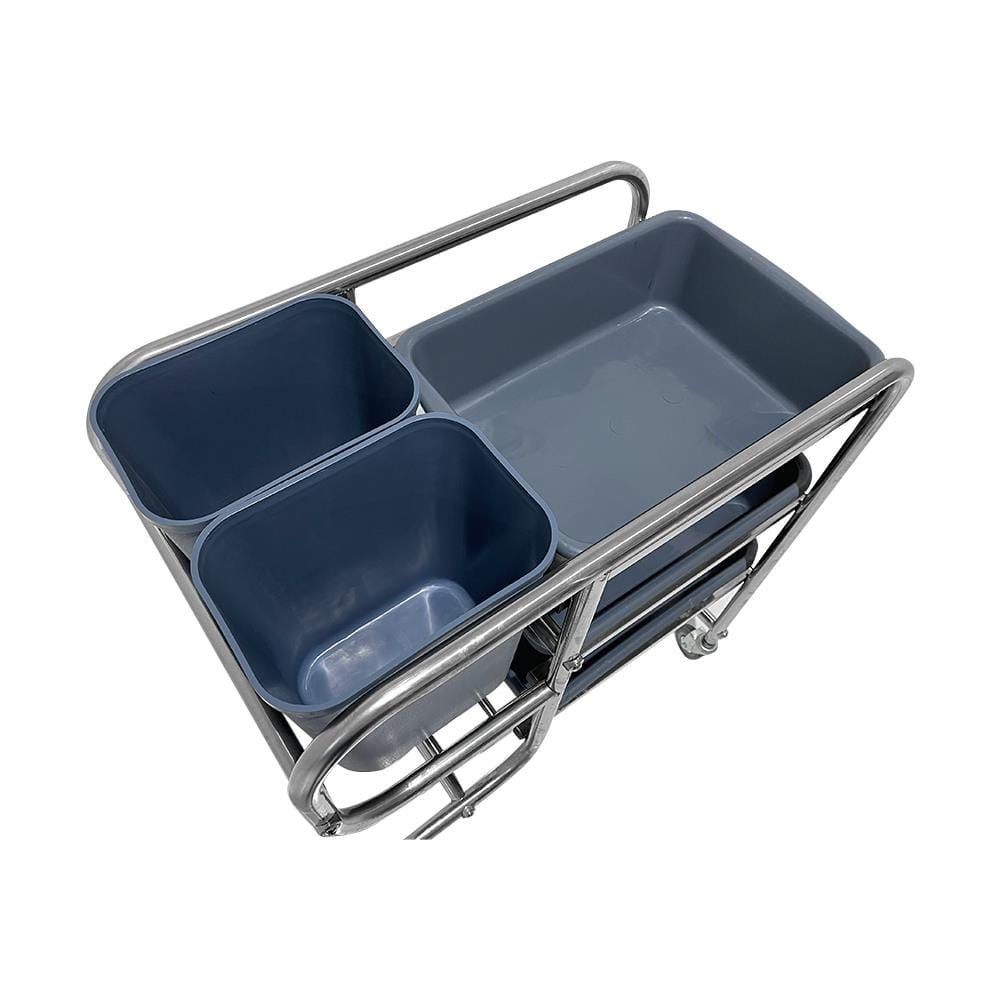 รถเข็น 3 ชั้น STACKO CANTEEN C 85X45.5X90 ซม. สีเทา
