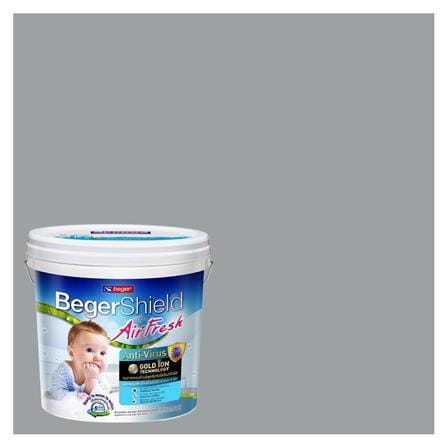สีน้ำทาภายใน ชนิดกึ่งเงา BEGER AIRFRESH GOLD BASE C 139-4 สี SILVER WOOD 9 ลิตร_0