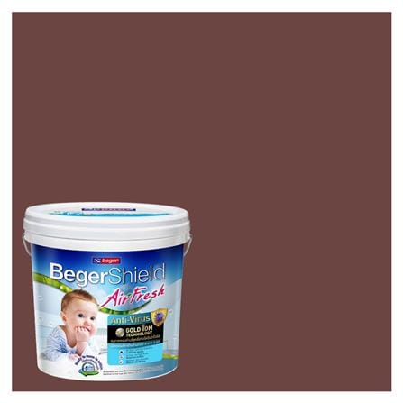 สีน้ำทาภายใน ชนิดกึ่งเงา BEGER AIRFRESH GOLD BASE D 183-6 สี REDWOOD VALLEY 9 ลิตร