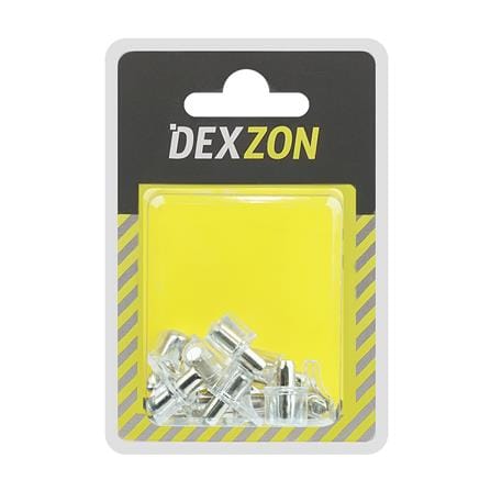 ปุ่มรับชั้น DEXZON SS-40 สีนิกเกิล แพ็ก 10 ชิ้น_2