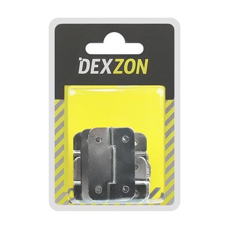 บานพับผีเสื้อถอดไม่ได้ DEXZON FA-002 สีนิกเกิ้ล แพ็ก 10 ชิ้น_2