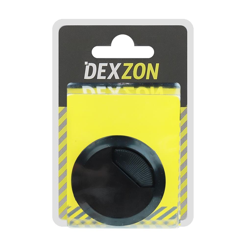 ช่องร้อยสายไฟกลม DEXZON CC-10 สีดำ