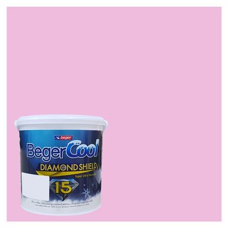 สีน้ำทาภายนอก BEGER COOL DIAMONDSHIELD 15 สี DREAM OF MAUREEN #122-4 กึ่งเงา 9 ลิตร_0