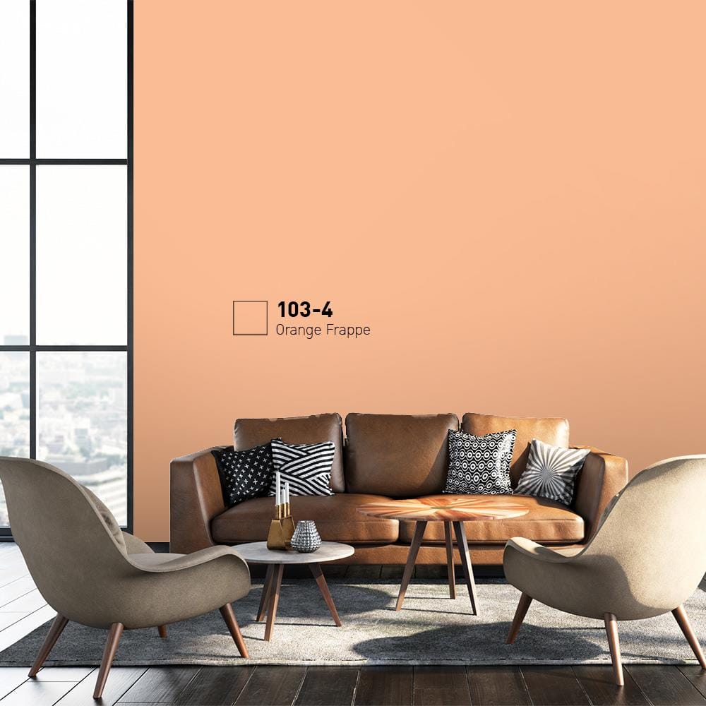 สีน้ำทาภายนอก BEGER COOL DIAMONDSHIELD 15 สี ORANGE FRAPPE #103-4 กึ่งเงา 9 ลิตร