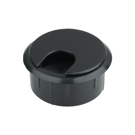 ช่องร้อยสายไฟกลม DEXZON CC-2O สีดำ 2 ชิ้น_0