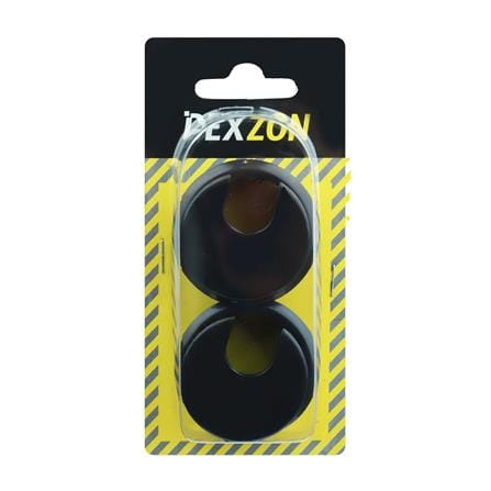 ช่องร้อยสายไฟกลม DEXZON CC-2O สีดำ 2 ชิ้น_2