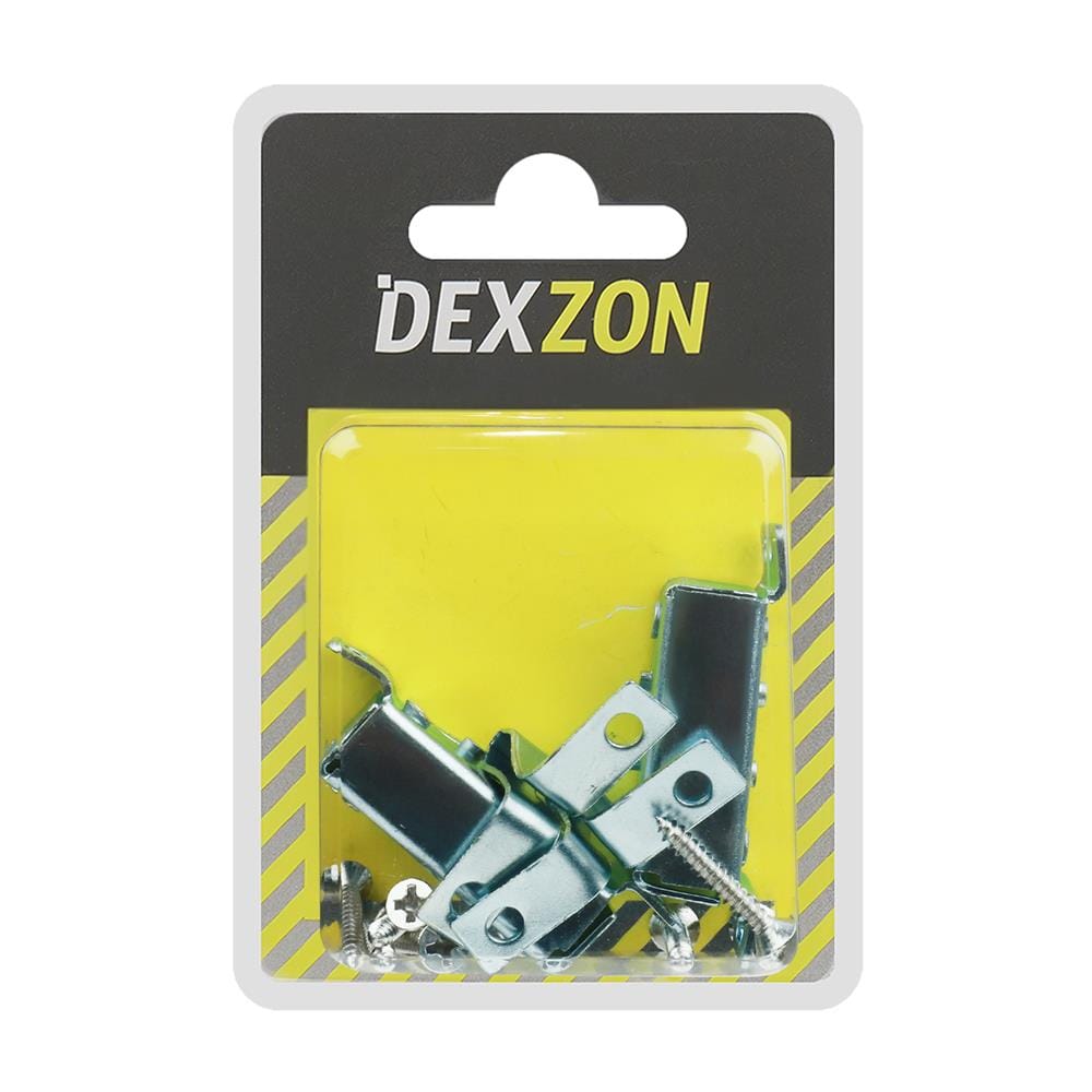 กันชนก้ามปูล้อซ่อน DEXZON SM-40 สีนิกเกิล แพ็ก 2 ชิ้น