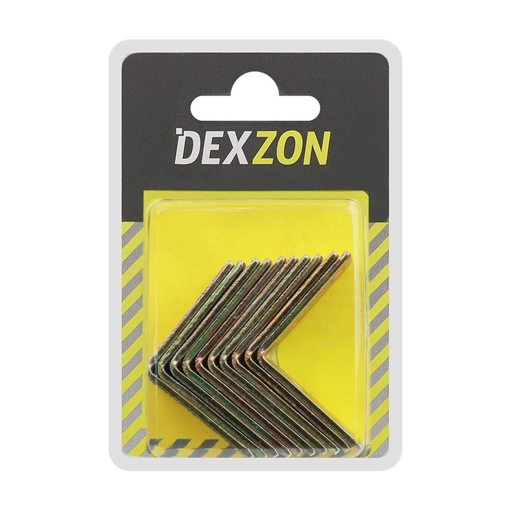 เหล็กฉากตัว L DEXZON SA-4M 4 รู แพ็ก 10 ชิ้น
