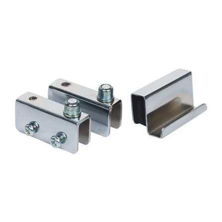 GLASS DOOR HINGE WITH HANDLE DEXZON GH-2040 NICKEL