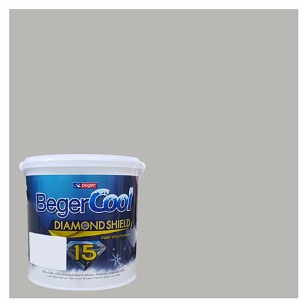 สีน้ำทาภายนอก BEGER COOL DIAMONDSHIELD 15 สี SPLINTER OF SILVER #141-3 กึ่งเงา 9 ลิตร_0