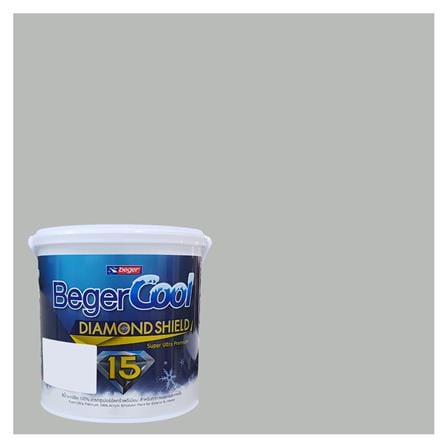 สีน้ำทาภายนอก BEGER COOL DIAMONDSHIELD 15 สี SLIP OF SILVER #139-3 กึ่งเงา 9 ลิตร_0