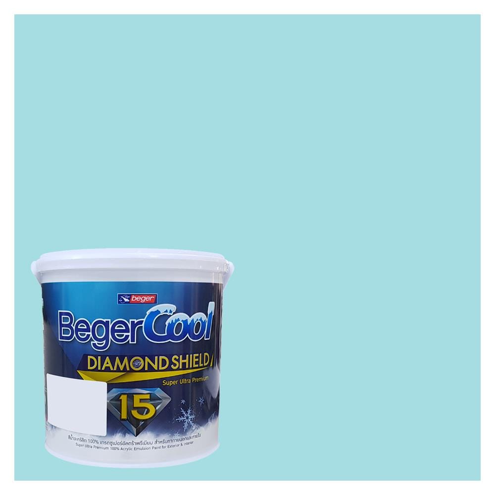 สีน้ำทาภายนอก BEGER COOL DIAMONDSHIELD 15 สี HEAYENLY ANGELS #041-3 กึ่งเงา 9 ลิตร