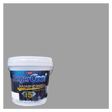 สีน้ำทาภายนอก BEGER COOL DIAMONDSHIELD 15 สี SHINEY NICKEL #141-4 กึ่งเงา 9 ลิตร_0
