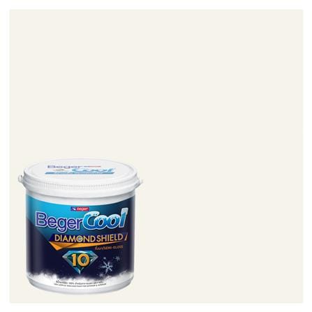 สีน้ำทาภายนอก BEGER COOL DIAMONDSHIELD 10 สี WARM WELCOME #OW-4-3 กึ่งเงา 9 ลิตร_0