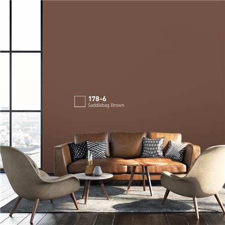 สีน้ำทาภายนอก BEGER COOL DIAMONDSHIELD 15 สี SADDLEBAG BROWN #178-6 กึ่งเงา 9 ลิตร_1