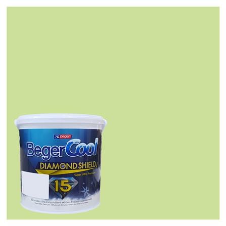 สีน้ำทาภายนอก BEGER COOL DIAMONDSHIELD 15 สี BURSTING WITH TASTE #069-4 กึ่งเงา 9 ลิตร_0