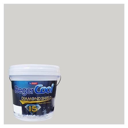 สีน้ำทาภายนอก BEGER COOL DIAMONDSHIELD 15 สี WROUGHT IRON #140-1 กึ่งเงา 9 ลิตร_0