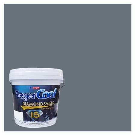 สีน้ำทาภายนอก BEGER COOL DIAMONDSHIELD 15 สี CELESTIAL SHADOW #107-3 กึ่งเงา 9 ลิตร_0