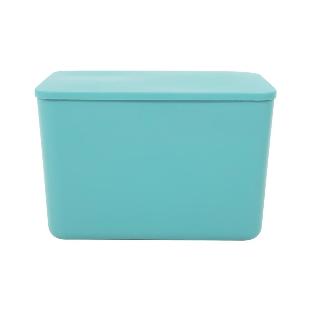 กล่องเก็บของ มีฝา STACKO MARU L 36x26x24 ซม. สีเขียว