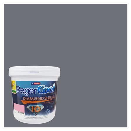 สีน้ำทาภายนอก ชนิดกึ่งเงา BEGERCOOL DIAMONDSHIELD 10 134-4 สี BEDFORD PARK 9 ลิตร_0