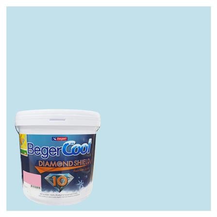 สีน้ำทาภายนอก BEGERCOOL DIAMONDSHIELD 10 #034-2 สี BOUNTIFUL BAY กึ่งเงา 9 ลิตร_0