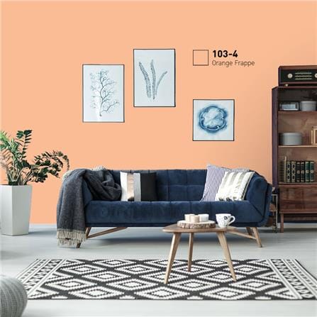 สีน้ำทาภายนอก ชนิดกึ่งเงา BEGERCOOL DIAMONDSHIELD 10 103-4 สี ORANGE FRAPPE 9 ลิตร_1