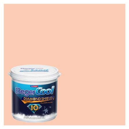 สีน้ำทาภายนอก BEGER COOL DIAMONDSHIELD 10 สี DOMINIGUE #107-3 กึ่งเงา 9 ลิตร_0