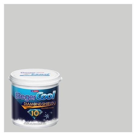 สีน้ำทาภายนอก ชนิดกึ่งเงา BEGER COOL DIAMONDSHIELD 10 139-2 สี CALLA LILLY 9 ลิตร_0