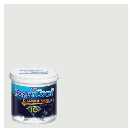 สีน้ำทาภายนอก BEGER COOL DIAMONDSHIELD 10 สี HELIOS #OW-7-2 กึ่งเงา 9 ลิตร_0