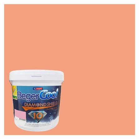 สีน้ำทาภายนอก ชนิดกึ่งเงา BEGER COOL DIAMONDSHIELD 10 107-5 สี COUNTRY GARDEN 9 ลิตร_0