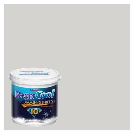 สีน้ำทาภายนอก BEGERCOOL DIAMONDSHIELD 10 #141-1 สี KNIGHT'S NIGHT กึ่งเงา 9 ลิตร_0