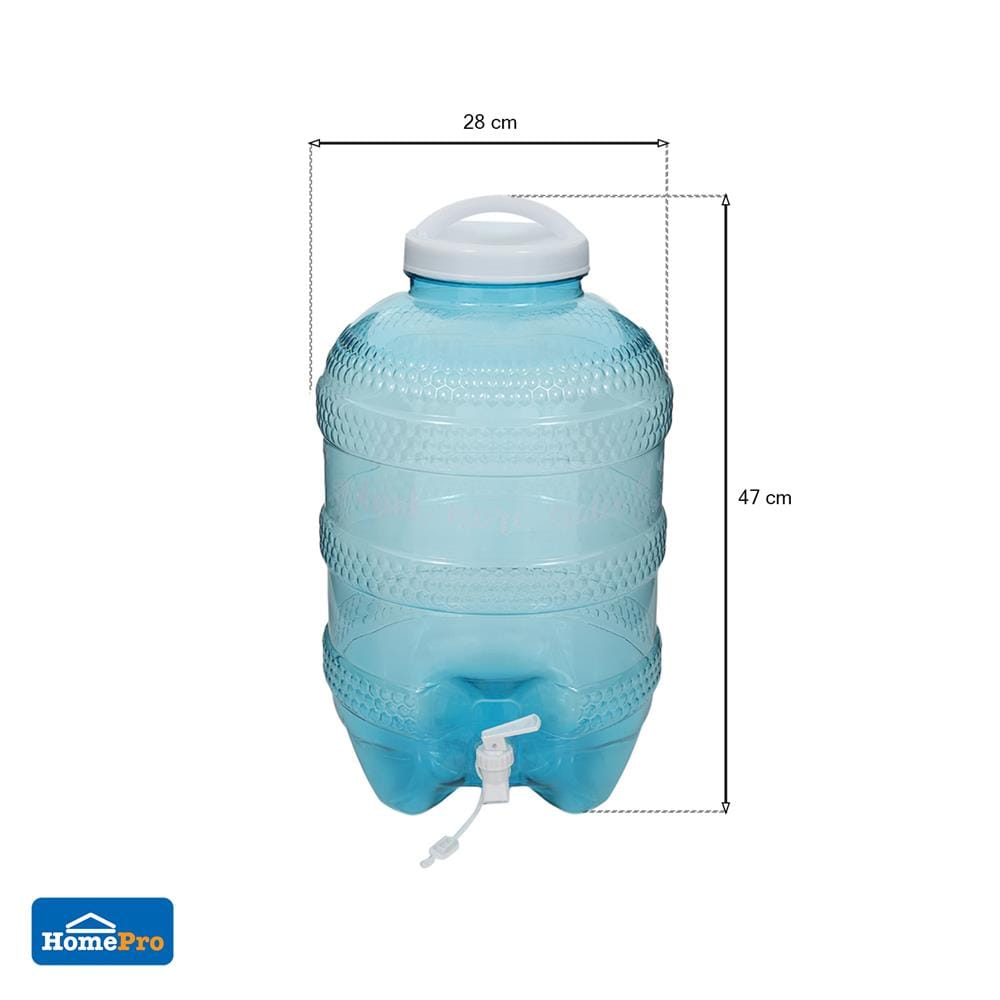 ถังน้ำดื่ม PET เกรด A มีก๊อก SPRING DEW 18.9 ลิตร