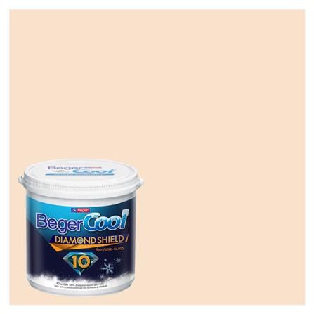 สีน้ำทาภายนอก ชนิดกึ่งเงา BEGERCOOL DIAMONDSHIELD 10 103-2 สี ICE CREAM SOCIAL 9 ลิตร_0